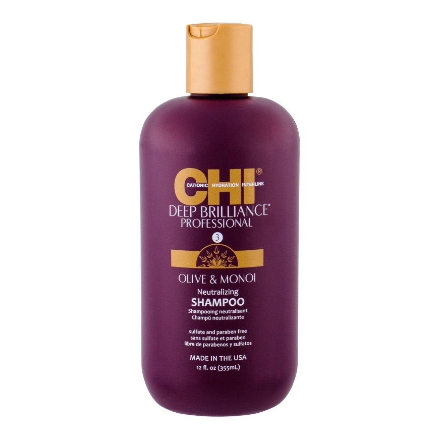 Farouk Systems CHI Deep Brilliance Olive & Monoi neutraliseeriv šampoon 355 ml