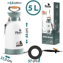 Käsi rõhupump 5 L Õhuke PL-605