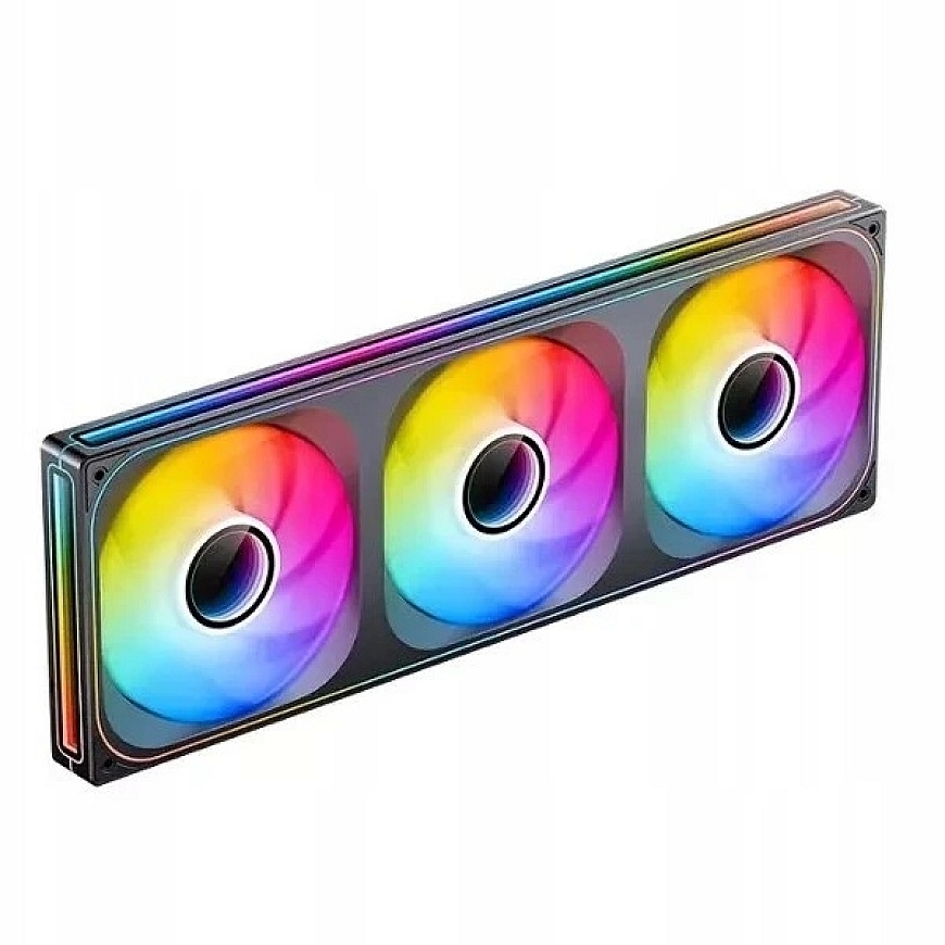 Jonsbo ZA-420B PWM Fan, ARGB – 3x 140mm, black