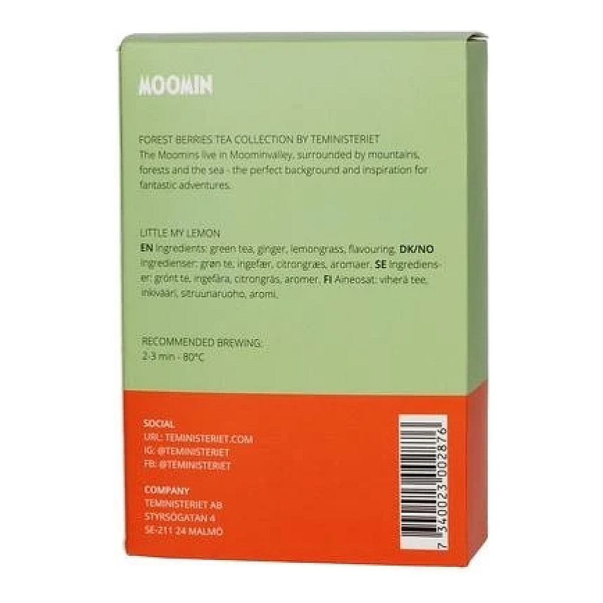 Teministeriet - Moomin Little My Lemon - 20 arbatos pakelių – 2