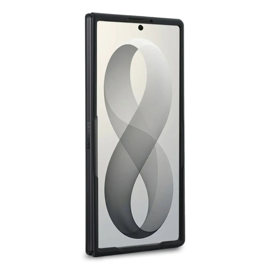 Guess PU 4G Metal Logo maciņš telefonam Samsung Galaxy Z Fold 8 Ultra (F976) pelēks – 5