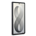 Guess PU 4G Metal Logo puhelimen suojakuori Samsung Galaxy Z Fold 8 Ultra (F976) harmaa