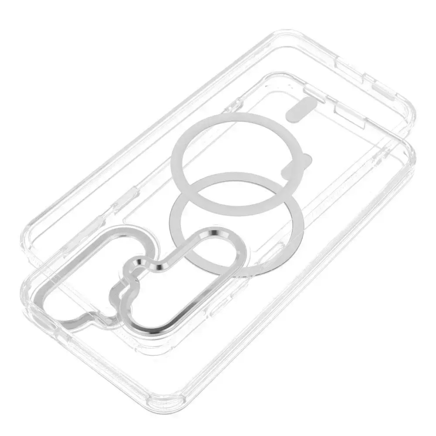 FRAME CLEAR HYBRID MAG maciņš ar MagSafe atbalstu telefonam Samsung Galaxy A57 (A576) caurspīdīgs – 2