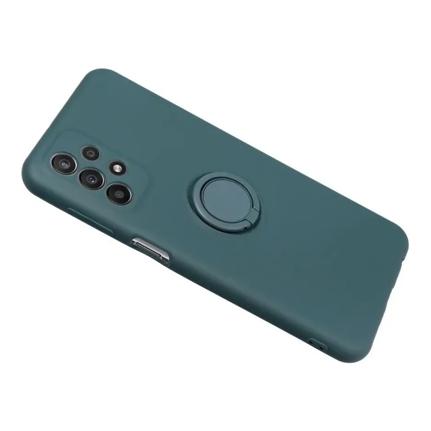 Silicone telefoni ümbris alusega Samsung Galaxy A56 (A566) roheline – 2