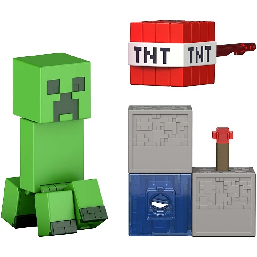 Minecraft Redstone Rinkinys Figūrėlė Creeper su armatą TNT 6+ – 3