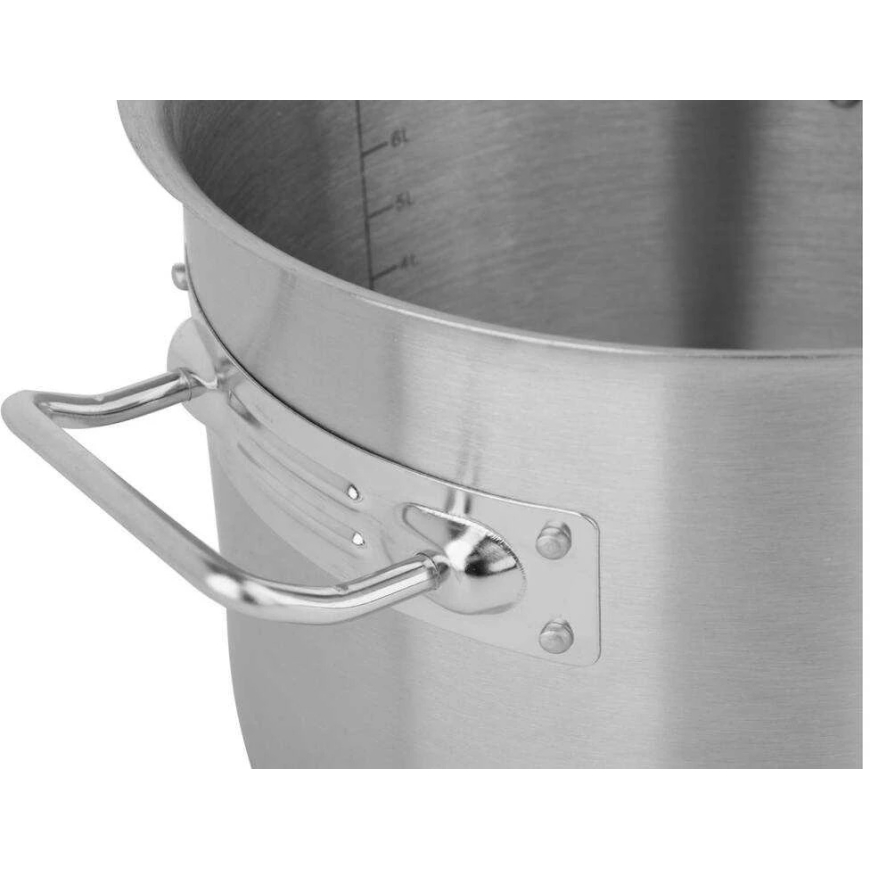 Toya Sa Poland 71 L stainless steel tall pot with lid for soups – 4