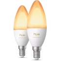 Philips Hue E14 3.7 W White Light (1000-20000 K) B39 Candle Shape 2 pcs.