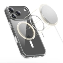 TECH-PROTECT Flexair Hybrid CC maciņš ar MagSafe atbalstu telefonam iPhone 17 Pro Max caurspīdīgs TECH-PROTECT Flexair Hybrid CC maciņš ar MagSafe atbalstu telefonam iPhone 17 Pro Max caurspīdīgs