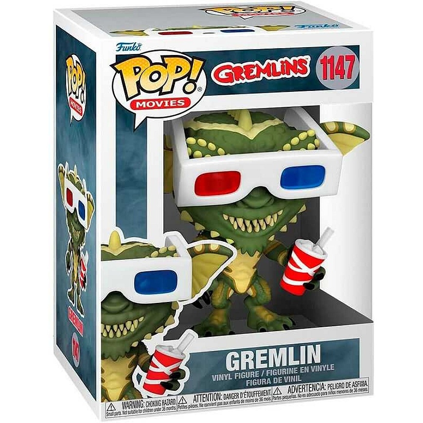FUNKO POP! Vinila figūriņa: Gremlins - Gremlins ar 3D brillēm, ~9 cm – 2