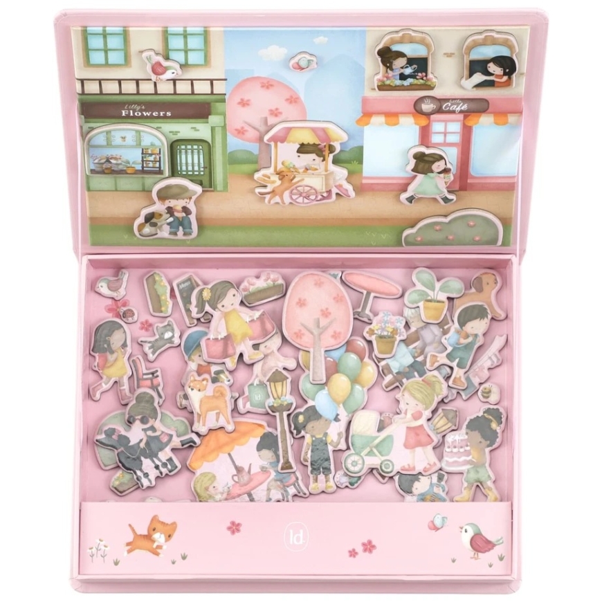 Little Dutch Magnetic Play Board ´Rosas Shopping Street´ FSC