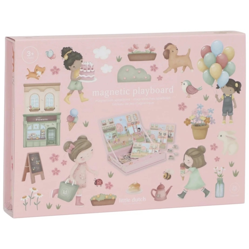 Little Dutch Magnetic Play Board ´Rosas Shopping Street´ FSC – 3