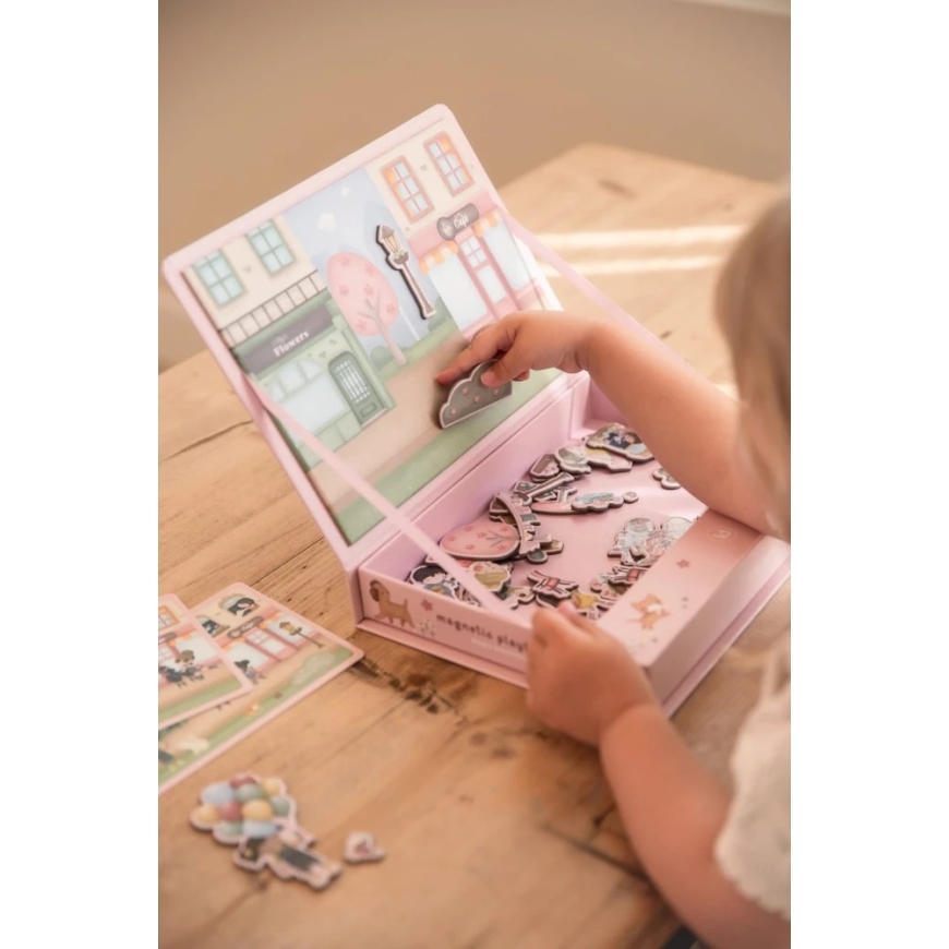 Little Dutch Magnetic Play Board ´Rosas Shopping Street´ FSC – 5