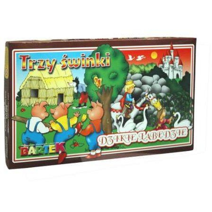 Puzzle Bartek 2 games The Three Little Pigs / Wild Swans 54223