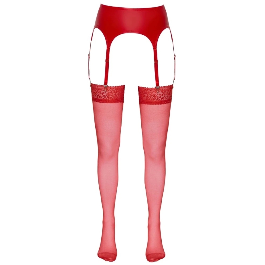Cottelli Legwear Raudonos kojinės 5 – 3