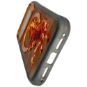NIMMY dėklas MAGNETIC FANTASY ANIMAL HORSE suderinamas su MagSafe iPhone 18 Pro/17 Pro oranžinis