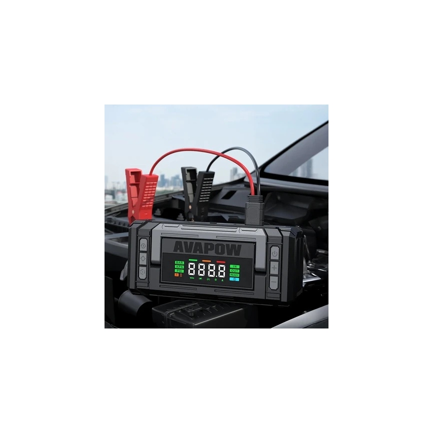 AVAPOW DE AVAPOW TM18 2in1 jump starter with compressor 37Wh – 2