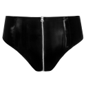 Black Level Vinyl Pants with Zipper L Black Level Vinyl Pants with Zipper L