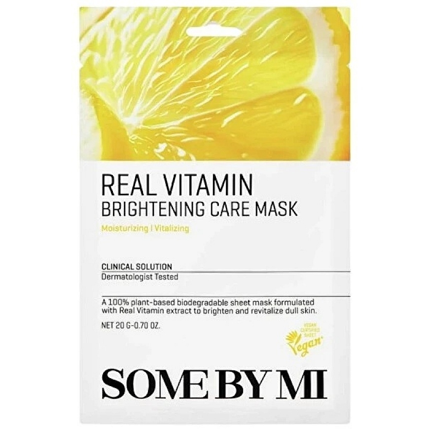 Some By Mi Real Vitamin Brightening Care Masks - Kirkastavia kasvomaskisarja 20.0g – 2