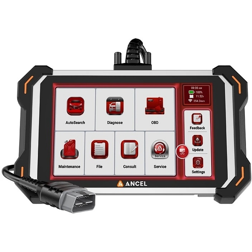 OBD2 diagnostikaseade - ANCEL DS600 ELITE, 8 tolli, Android 10.0, 4 GB RAM, 64 GB mälupesa, 4 150 mAh