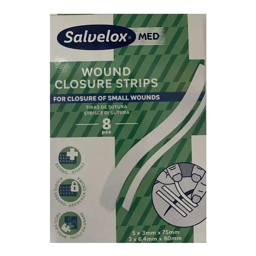 Salvelox швы ленты 8 шт. ассорти