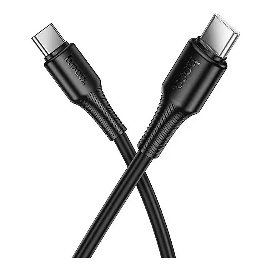 HOCO X120 провод для передачи данных и зарядки | USB-C на USB-C | PD, QC 3.0 | 60W | 1m | чёрный – 2