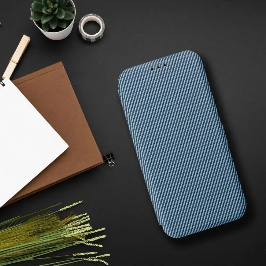 FOLIO Side Magnet knyginio tipo telefono dėklas Samsung Galaxy S25+ (S936) mėlynas – 4