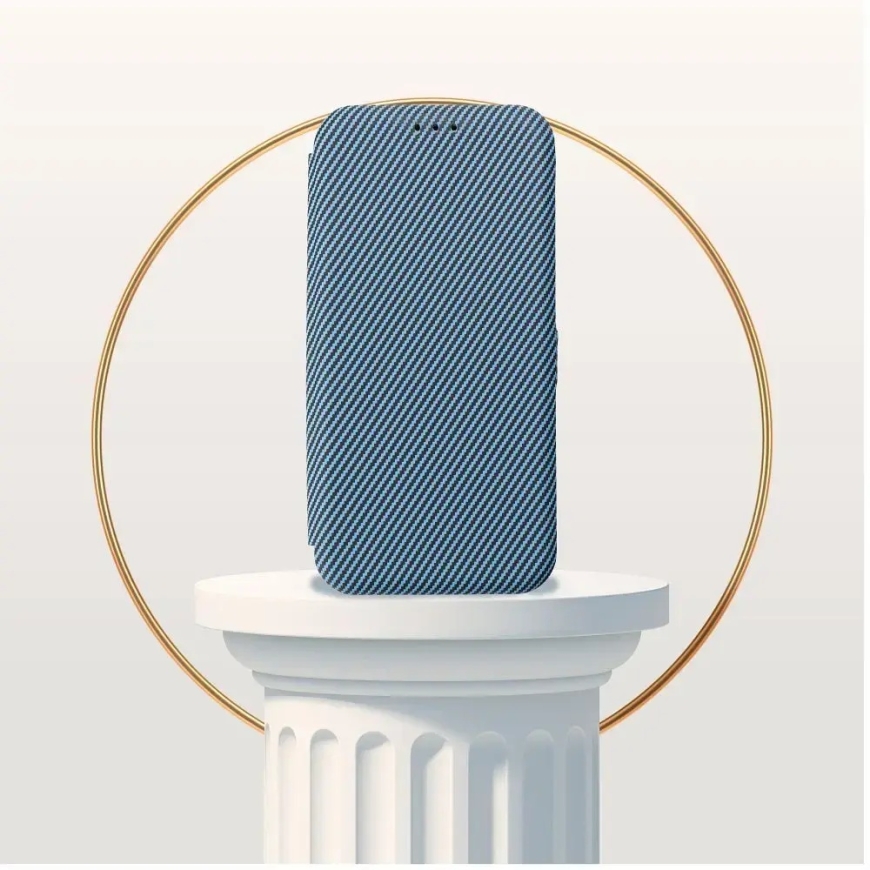 FOLIO Side Magnet book type phone case for Samsung Galaxy S25+ (S936) blue – 5