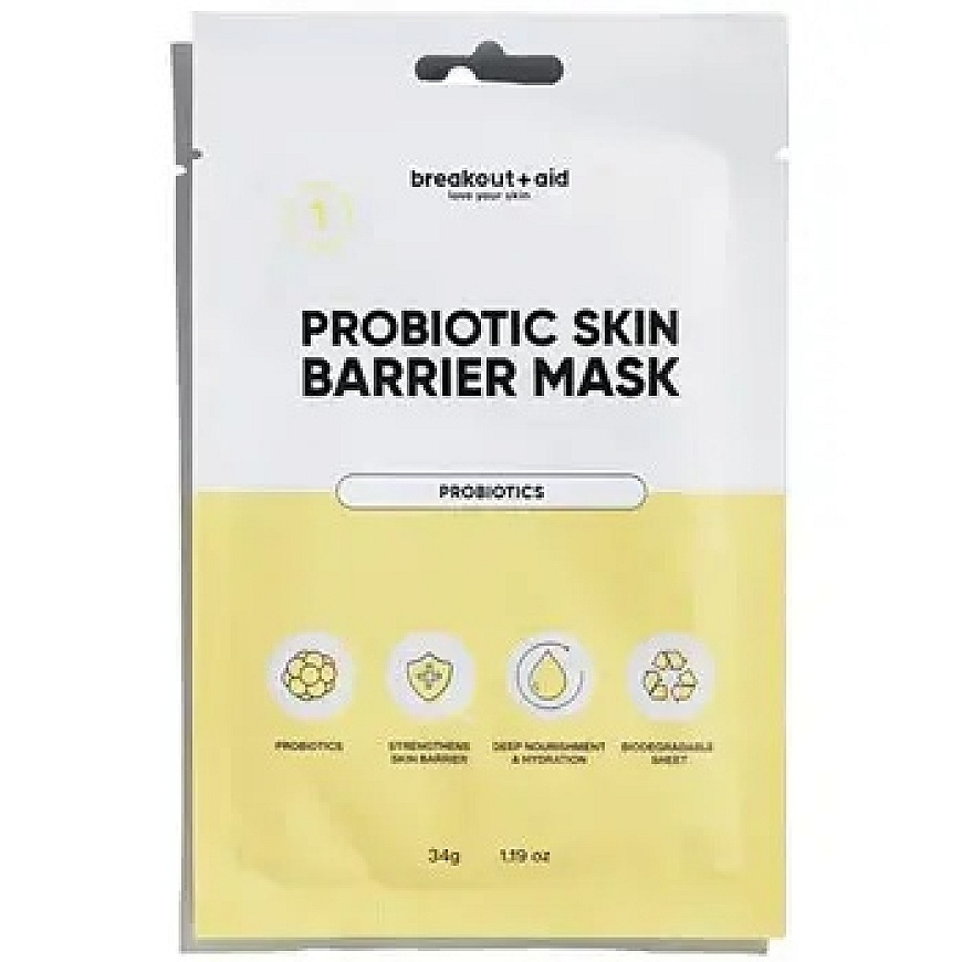 Breakout+aid Probioottinen Iholta Suojautuva Naamio - 34.0g