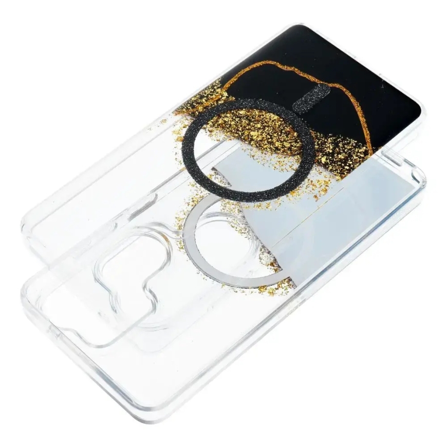 Golden maciņš ar MagSafe atbalstu telefonam Samsung Galaxy S26 Ultra (S948) melns – 2