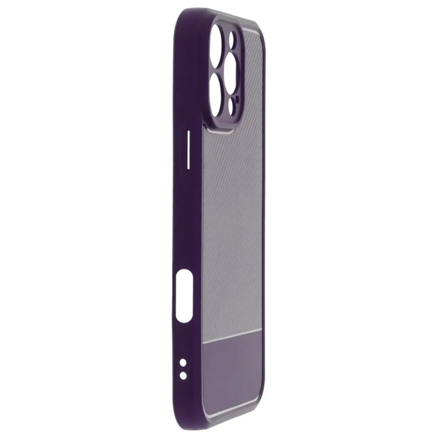 Simple Carbon чехол для телефона iPhone 16 Pro Max фиолетовый – 3