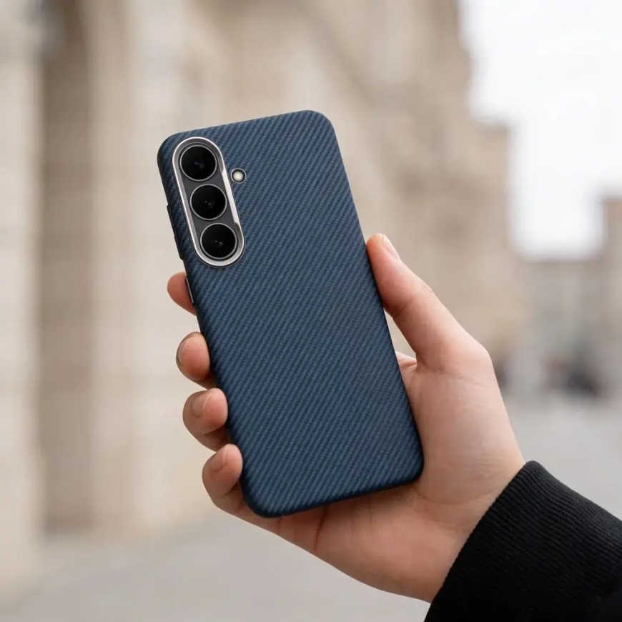 KEVLAR telefoni ümbris MagSafe toega Samsung Galaxy A37 (A376) sinine – 5