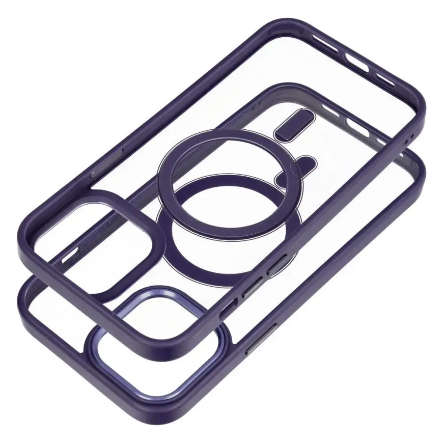 Color Edge Mag phone case with MagSafe support for iPhone 13 Pro Max purple – 3