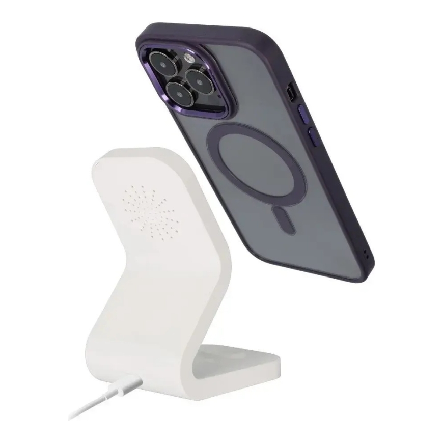 Color Edge Mag phone case with MagSafe support for iPhone 13 Pro Max purple – 4