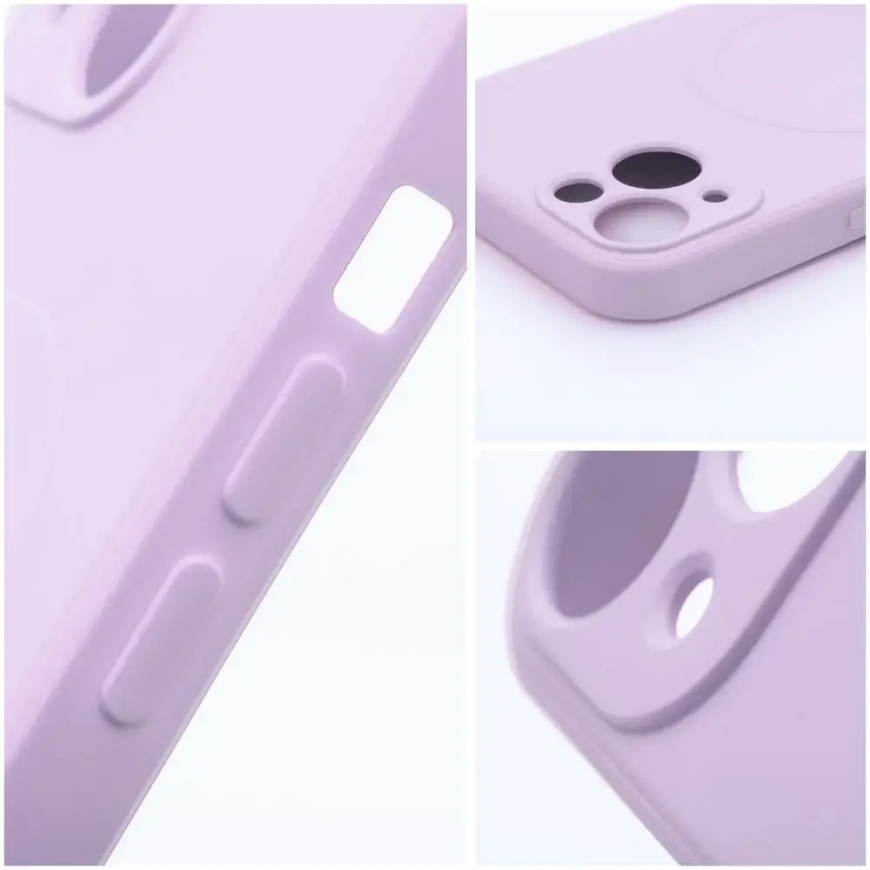 SILIĶA MAG COVER vāciņš, kas ir saderīgs ar MagSafe IPHONE 7 / 8 / SE 2020 / SE 2022, rozā – 3