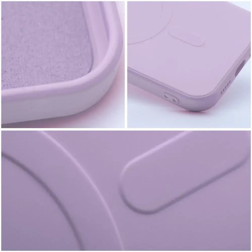 СИЛИКОНОВЫЙ ЧЕХОЛ MAG COVER совместим с MagSafe для IPHONE 7 / 8 / SE 2020 / SE 2022 розовый – 4