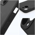 Silicone Mag Cover чехол с поддержкой MagSafe для телефона iPhone 13 Pro Max чёрный
