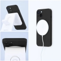Silicone Mag Cover telefoni ümbris MagSafe toega iPhone 13 Pro Max must