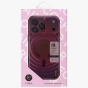 UNIQ Coehl Vela ümbris iPhone 18 Pro Max / 17 Pro Max magnetse laadimisega burgundia UNIQ Coehl Vela ümbris iPhone 18 Pro Max / 17 Pro Max magnetse laadimisega burgundia