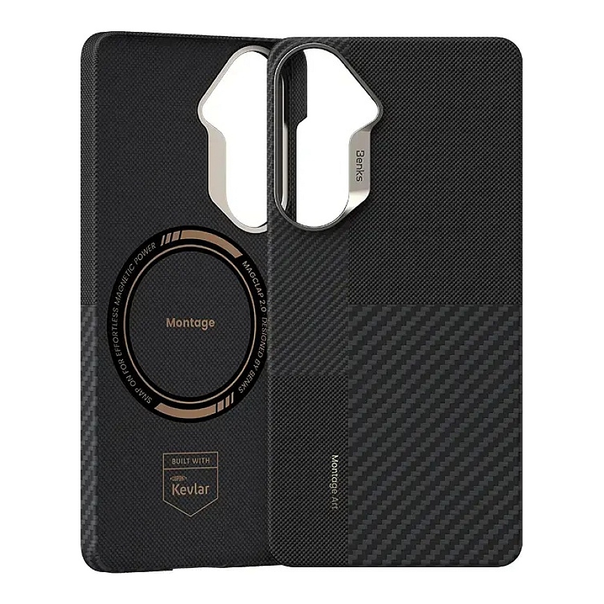 Benks Montage Magnetic Armor Air Kevlar phone case for Samsung Galaxy S26 (S942) black – 2