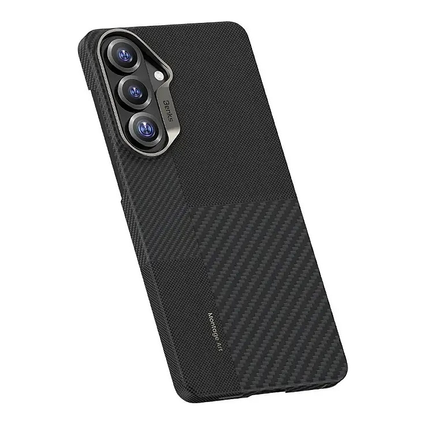 Benks Montage Magnetic Armor Air Kevlar maciņš telefonam Samsung Galaxy S26 (S942) melns – 4
