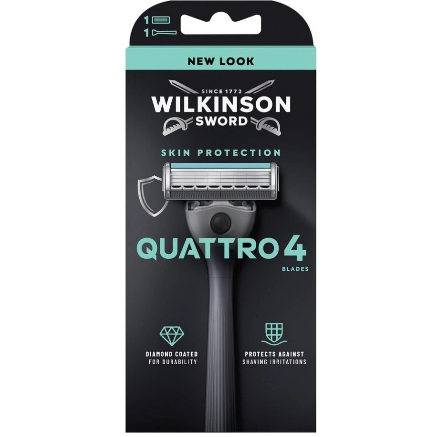 Бритва Wilkinson Quattro с 4 лезвиями защиты – 2