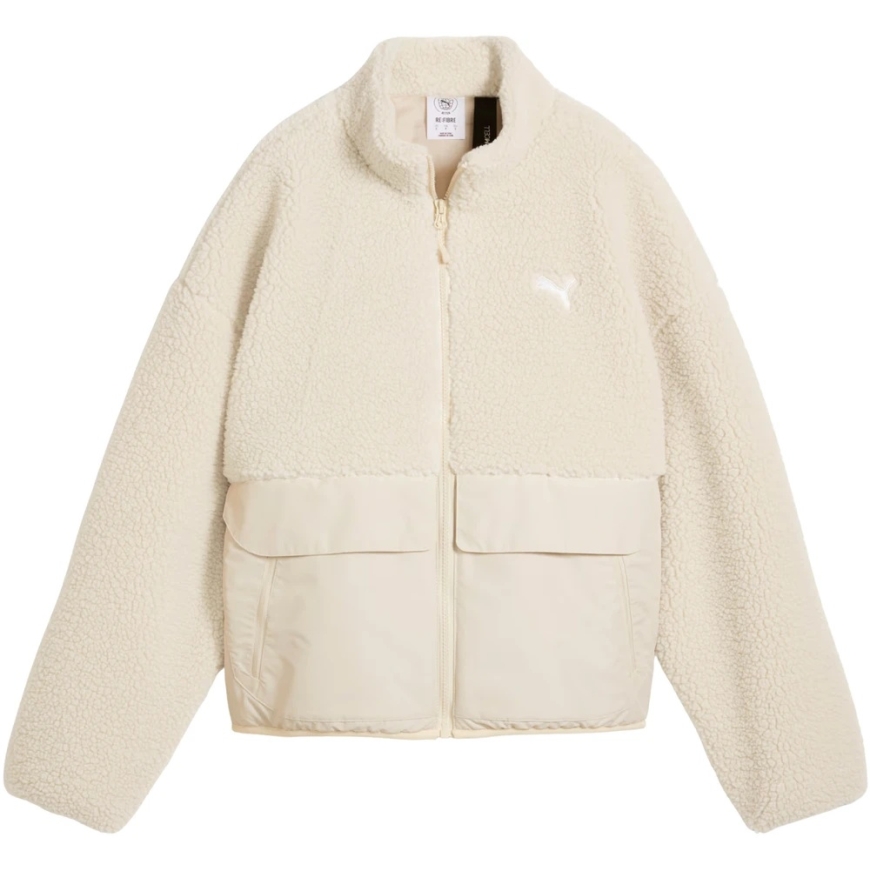 Sieviešu jaka Puma Re:Fibre Sherpa krēmkrāsas 694567 87 (M) – 2