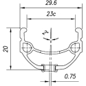 Mach 1 Vanne Mach1 840 28" - 622x23C Musta 36H ZigZag rei'illä V8.4 Mach 1 Vanne Mach1 840 28" - 622x23C Musta 36H ZigZag rei'illä V8.4
