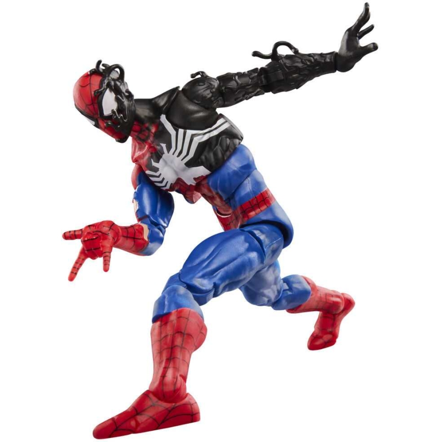 Hasbro Marvel Legends Series Slepeno kari Spiderman svešzemju tērpa figūra 15 cm – 4