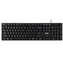 ACER vadu klaviatūra AKW100, USB 2.0, 5 miljoni taustiņu nospiešanas, ūdensizturīga, melna ACER vadu klaviatūra AKW100, USB 2.0, 5 miljoni taustiņu nospiešanas, ūdensizturīga, melna