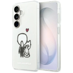 Karl Lagerfeld IML Karl&Choupette telefoni ümbris MagSafe toega Samsung Galaxy S26 (S942) läbipaistev