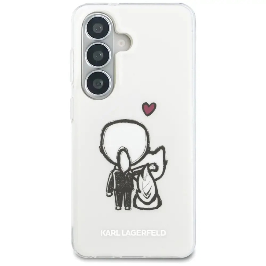 Karl Lagerfeld IML Karl&Choupette phone case with MagSafe support for Samsung Galaxy S26 (S942) transparent – 3
