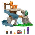 Fisher-Price Little People Big Mountain Adventure Track Slide Set with Figures and Vehicle