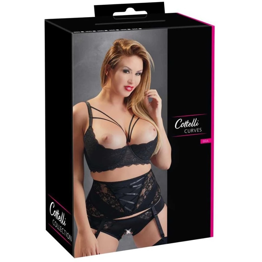 Cottelli Curves Mežģīņu krūšturis 90D