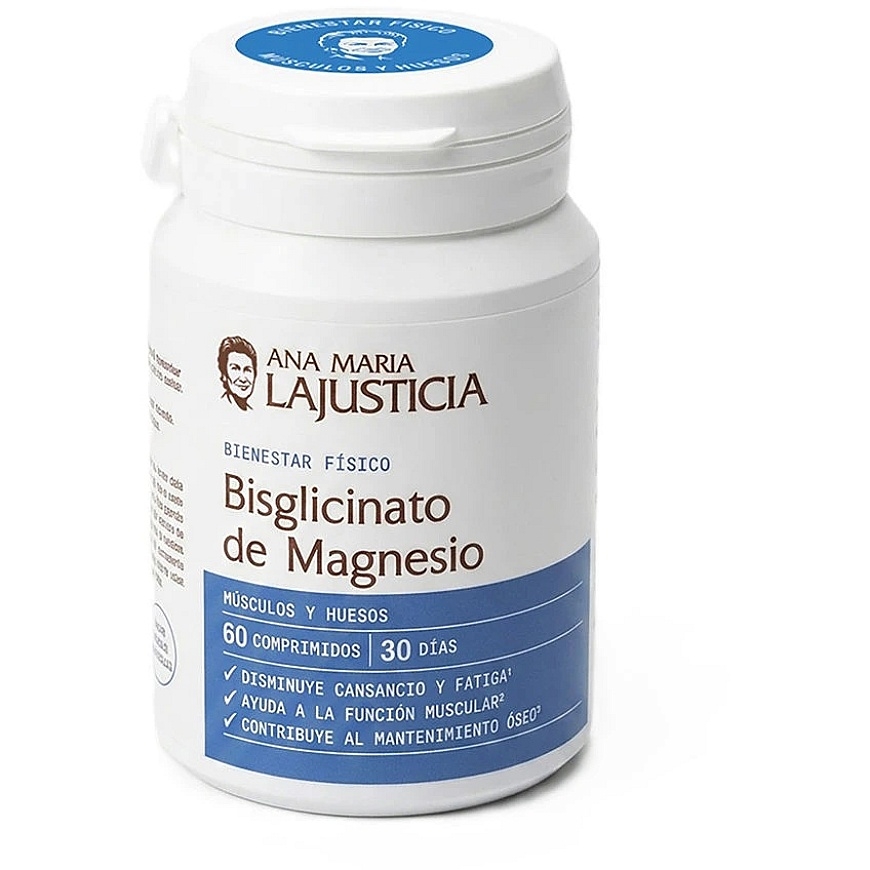 Ana Maria Lajusticia Magneesium bisglütsinaadi lihaste ja luude tabletid 60 tk